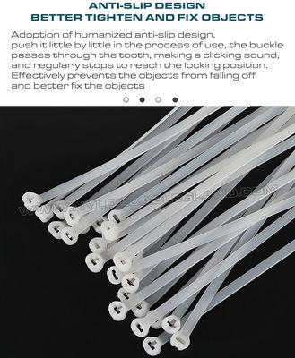 Stainless Steel Barb Cable Tie 400mm x 8, Ø9-108mm Adjustable Metal Tooth Cable Tie 550N (112LBS) for Shipbuilding