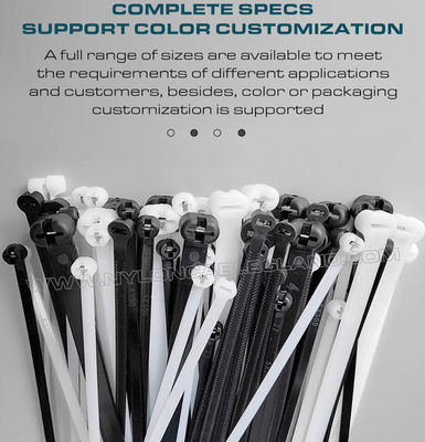 Stainless Steel Barb Cable Tie 400mm x 8, Ø9-108mm Adjustable Metal Tooth Cable Tie 550N (112LBS) for Shipbuilding